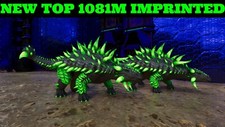 ARK Survival Ascended PvE PC/XBOX/PS5 NEW Top Stats Aberrant Ankylosaurus 1081m