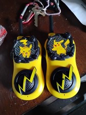 Set Pok mon Walkie Talkies Pikachu Long Range Static-Free Tested  Working