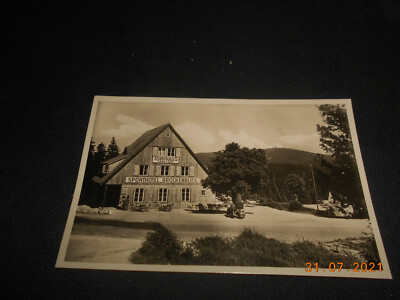 Torfhaus Oberharz Sporthotel Brockenblick Charlotte Raabe approx. 1950s Building