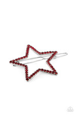 Paparazzi Stellar Standout Red Hair Clip - New