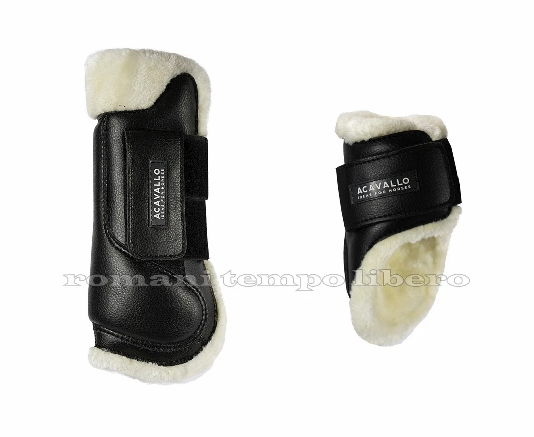 Tendon Boots And Protections ACAVALLO Leather And Lamb eBay