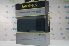 Patrionics Bluetooth High Fidelity Wireless 33 ft Audio Stereo Speaker - Black