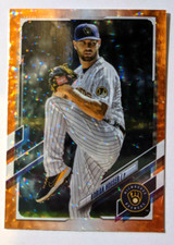 2021 TOPPS UPDATE ORANGE ICE ADRIAN HOUSER 035/299