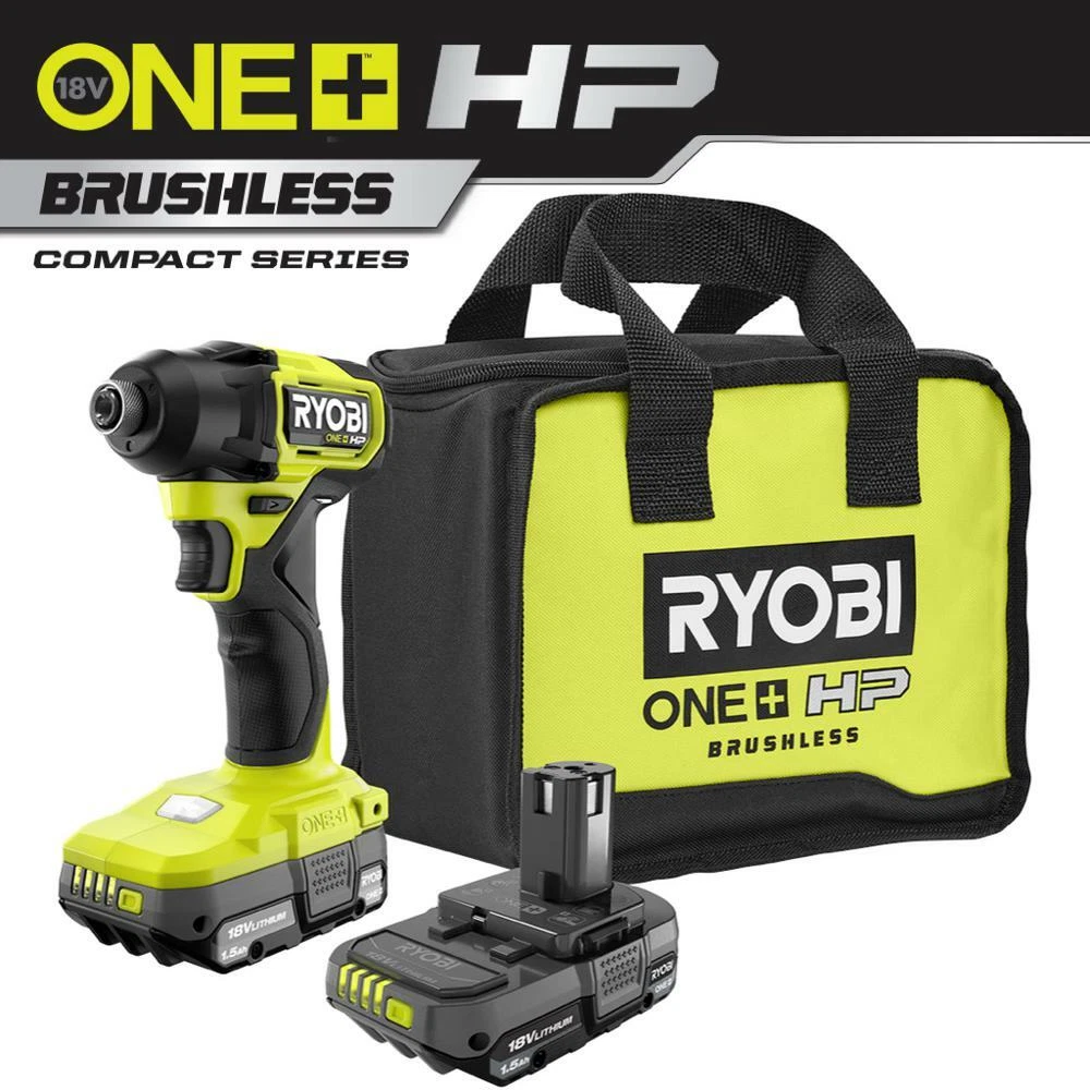 18V ONE+ HP Brushless 1/4 Impact Driver - RYOBI Tools