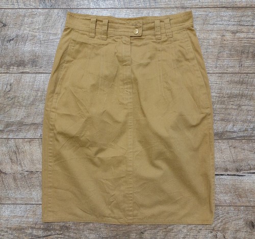 Jil Sander, Jil Sander Vintage Skirt Size 40 Yellow Mustard Pockets Made In Italy Dress