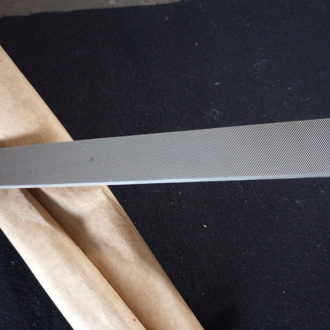 1 Vintage Johnson Bastard Flat Hand File 10"  Length Made In USA NOS