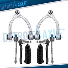 RWD Front Upper Control Arms Tie Rods Kit for Mercedes-Benz C300 C350e E300 E450