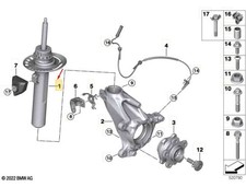 BMW X1 U11 Stoßdämpfer vorne links 31305A8A483 NEU ORIGINAL