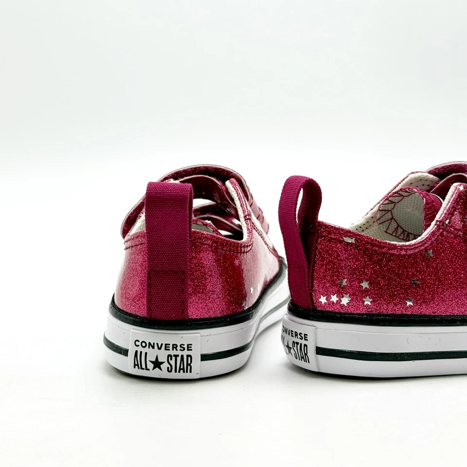 *NUEVO* FURGONETAS para niños pequeños Old Skool V Zapato Brillo Rosa Frambuesa (VN000CTGYLZ) 👍 Foto 4 de 4