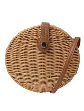 ZARA BASIC Borsetta a cestino Donna Borsa giallo-oro-marrone chiaro stile casual