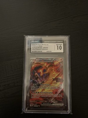 The Pokémon Company Team Rocket's Moltres ex Destined Rivals stamped promo chi10