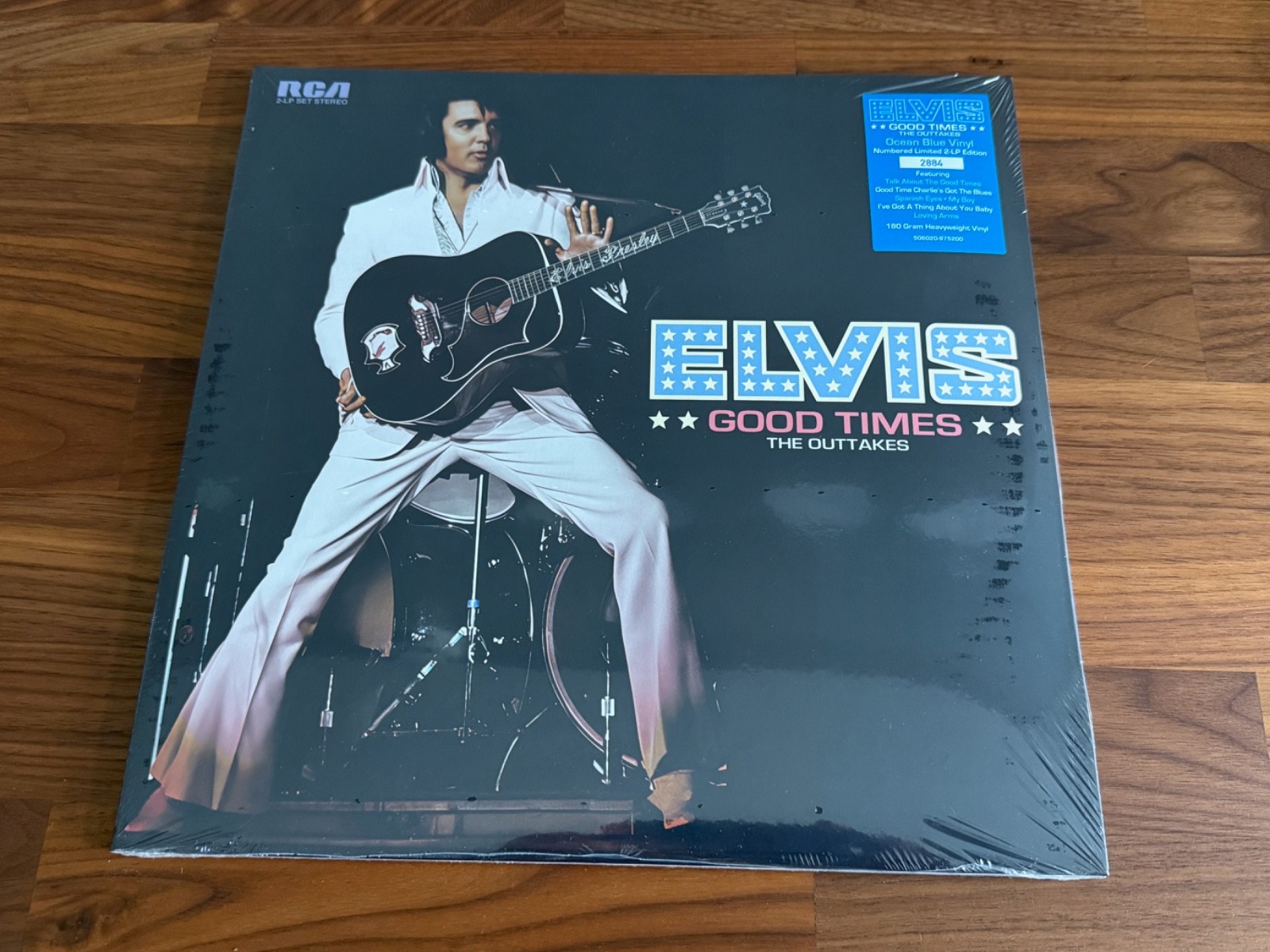 Elvis Presley Good Times the Outtakes FTD Limited Ocean Blue Vinyl 2 LP Sealed