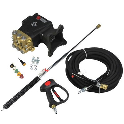 #ad 4000 psi 1quot; Shaft Horizontal Pressure Washer Water Pump amp; Deluxe Spray Kit $524.99