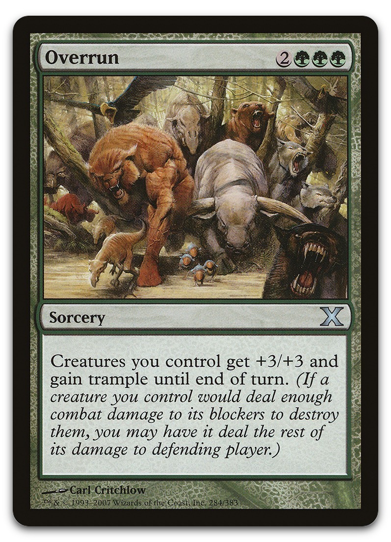 Overrun #284 (NM) 10th Edition 10E Magic MTG