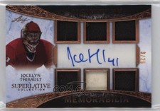 2020 Superlative Collection Signature Memorabilia /25 Jocelyn Thibault Auto k4s