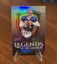 2025 Topps Chrome Football Jim Kelly Legends of the Gridiron #LOG-4 REFRACTOR
