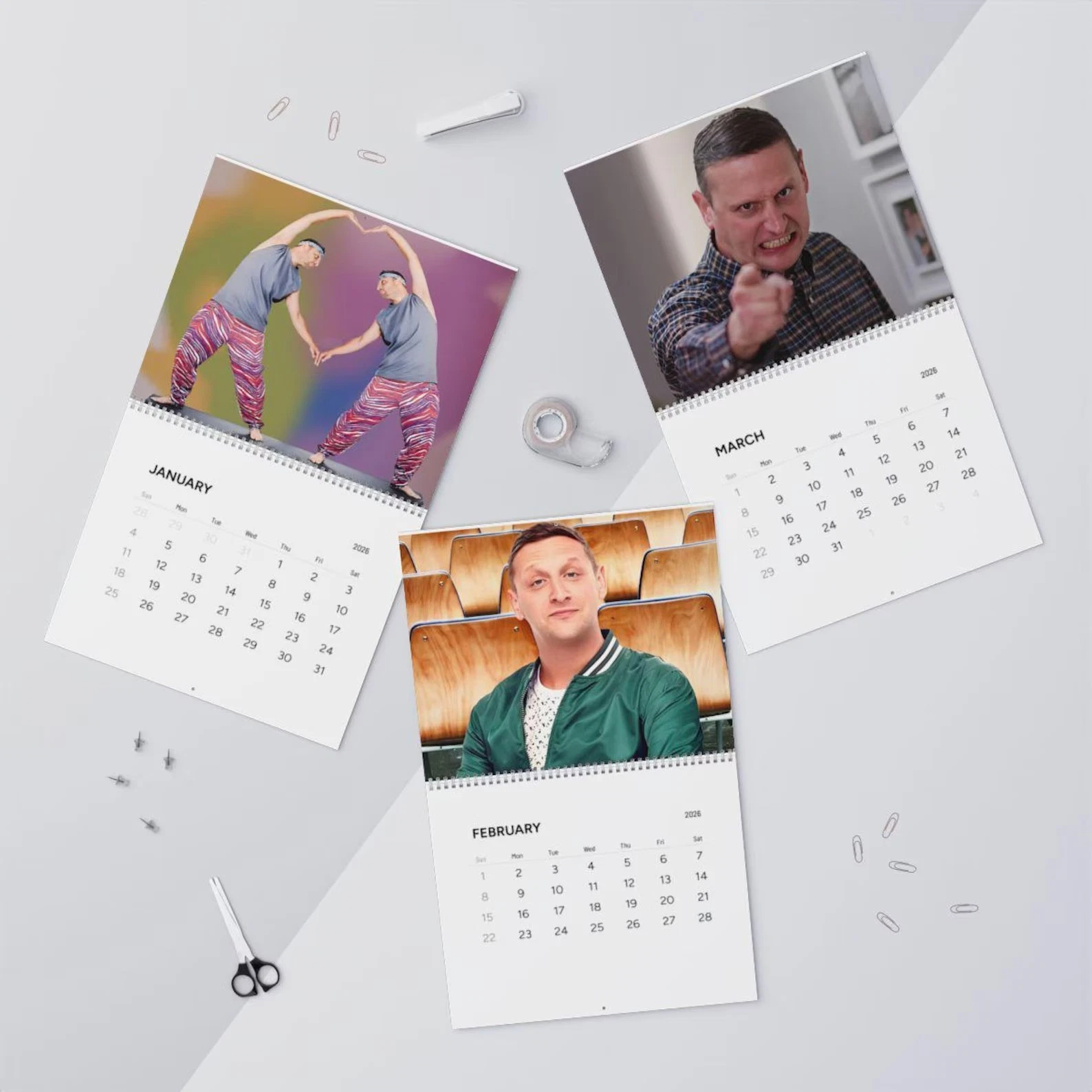 Tim Robinson Wall Calendar 2026, Robinson Calendar, New Year Planner