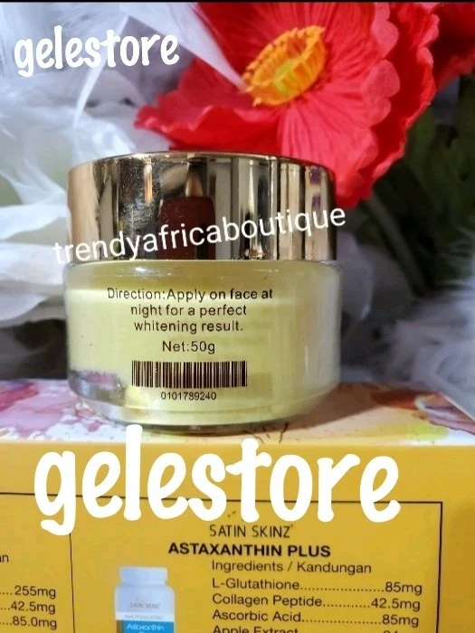 Bismid Costmetics Glutathion Maximum White NIGHT FACE CREAM👌(NOT FOR SENSITIVE) - Image 2 of 2