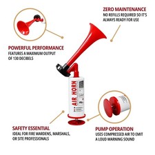 7 Pack Handheld Pump Air Horn, Sports Events, Marine Safety, Loud Noise Maker