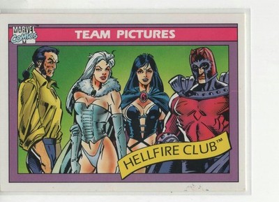 1990 Impel Marvel Universe  #147 - Hellfire Club Team Pictures