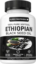 Ethiopian Black Seed Oil Softgels  Ethiopian Black Seed Oil Organic Cold Presse