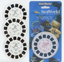 Sea World Wild Arctic 2000 Fisher Price View-Master Reels + Copy Covers