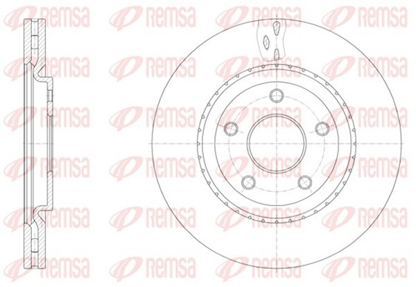 2X Remsa Bremsscheibe 61515.10 FüR Fiat Freemont 330Mm JTD 4X4 Lancia Voyager-image