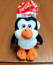 Coca Cola Penguin Stuffed Plush 7  Christmas Coke Collectible Toy Ornament 1998