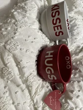 DARLING STACK SOUP MUGS OR COFFEES NEW SWEET FOR THAT ROMANTIC COUPLE PERFECT