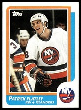 1986-87 Topps Patrick Flatley New York Islanders #162