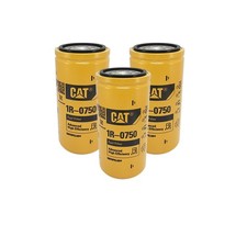 Cat 1r-0750 Fuel Filter Duramax Genuine Caterpillar Pack Of 3