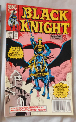 #ad #ad Black Knight #1 Marvel Comics June 1990 Vf $10.00