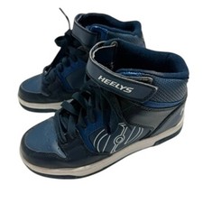 Heelys Boys Navy Blue High Top Roller Skate Shoes Sneakers Size 4 770243
