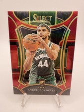 2023-24 Panini Select Mezzanine Level Andre Jackson #317 Maroon Prizm /175 (RC)