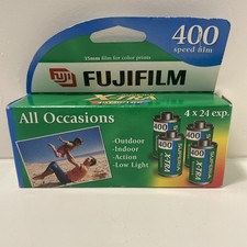 Fujifilm Superia X-TRA 400 Speed 35mm Film Ex 2006 4 rolls of 24 exp New in Box