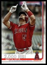 Albert Pujols 2019 Topps Update #US72 Los Angeles Angels MLB READ FREE SHIPPING