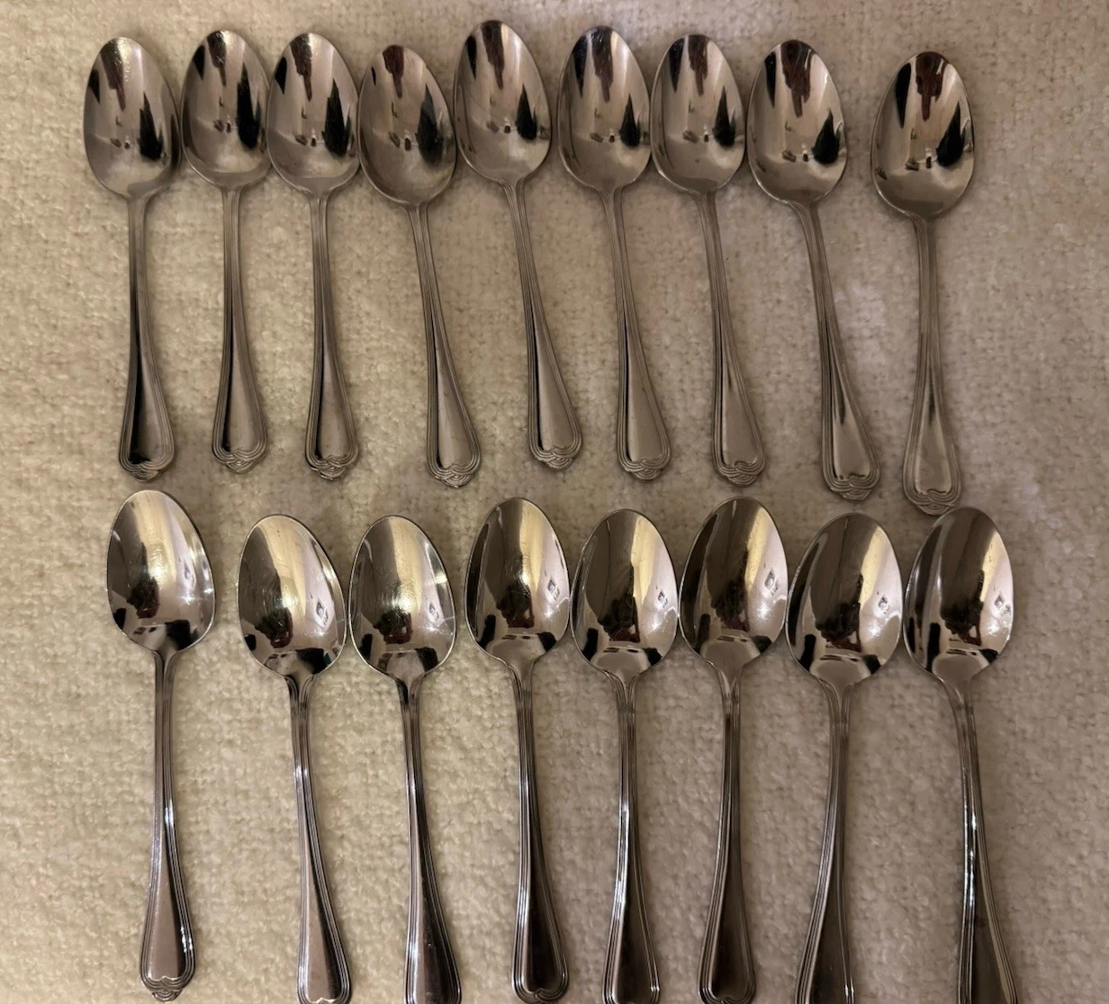 Pfaltzgraff Fairisle Stainless Steel Flatware Lot of 77 Pieces