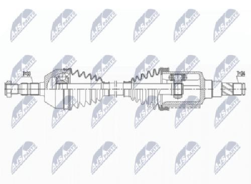 Original NTY Drive Shaft NPW-DW-027 For Chevrolet