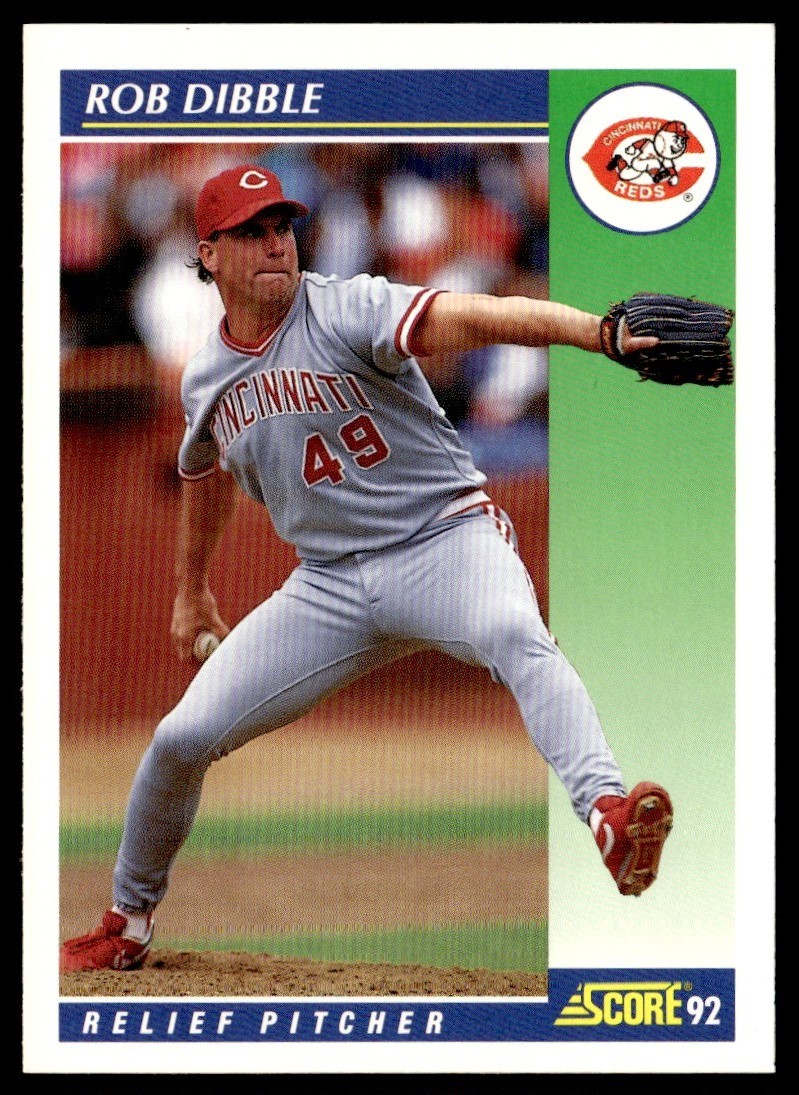 1992 Score Rob Dibble Cincinnati Reds #455