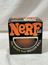 Vintage Original Orange NERF Ball The Worlds First Indoor Ball No 95 w/ Box 1969