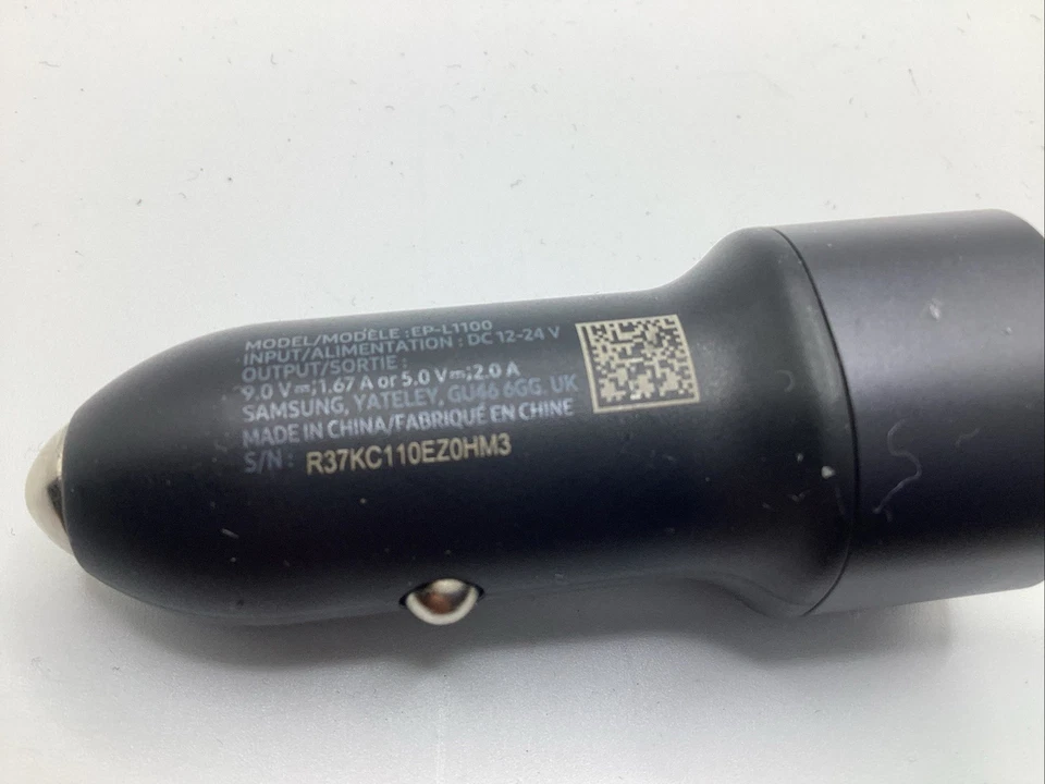 Original Authentic Samsung Official EP-L1100 Dual USB Port 34W Car Charger - Image 3 of 4