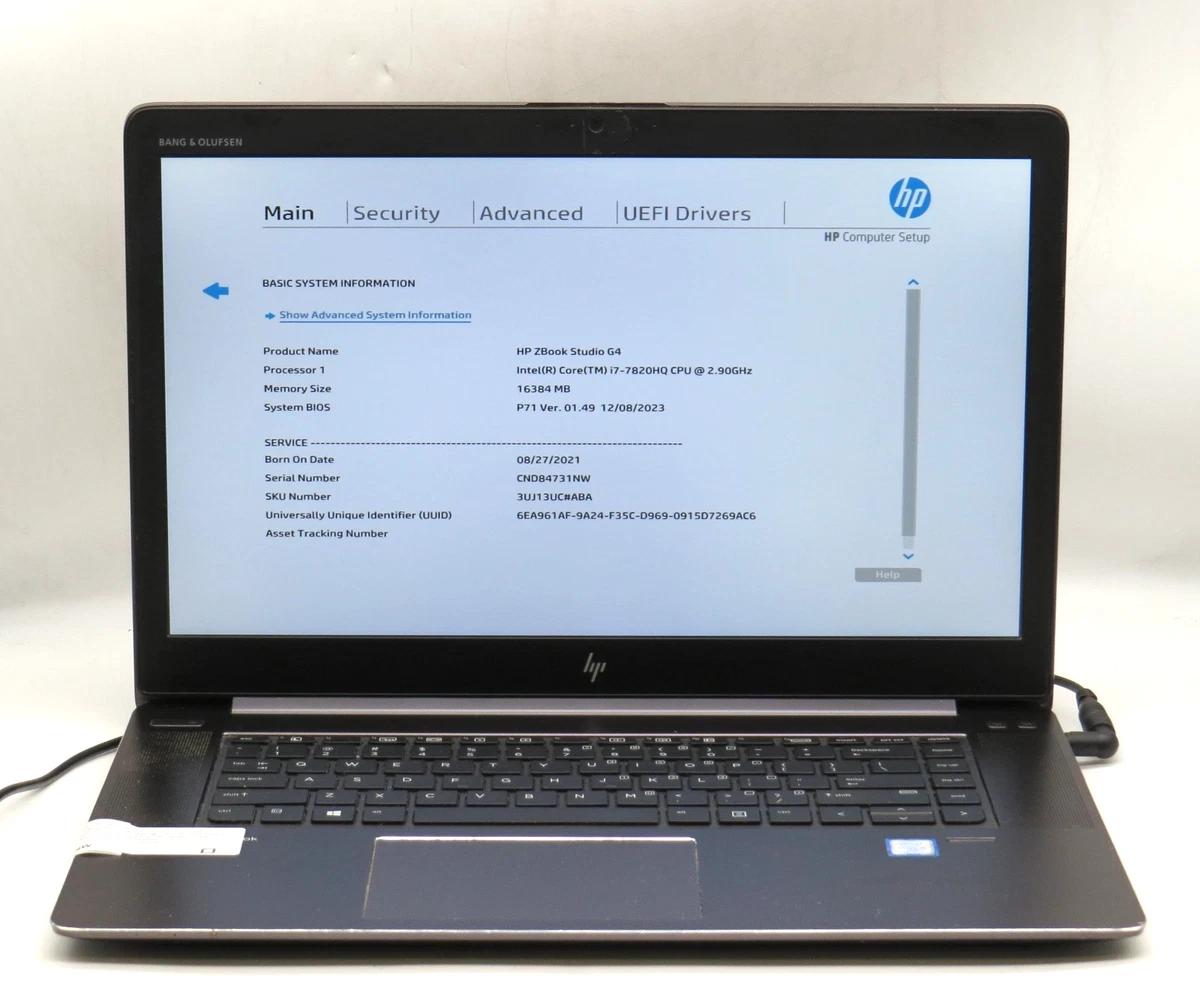 HP Intel Core i7 7th Gen. 16 GB RAM PC Laptops & Netbooks for sale