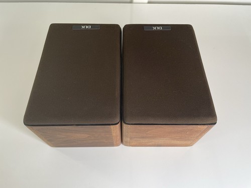 Vtg DLK Acoustical Modular 1 Pair Of 2 Way Loudspeakers Made In USA Wood - 第 3/24 張圖片