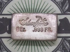 *SILVERTOWNE* Poured 5oz .999 Fine *SILVER* Bullion Bar #EC1 ECC&C, Inc.