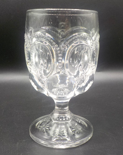 Adams & Co Palace Clear Moon and Star Water Goblet 5.75" 4 available