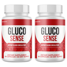 Glucosense Advanced Glycogen Pills, Gluco Sense Formula - 2 Bottles Official