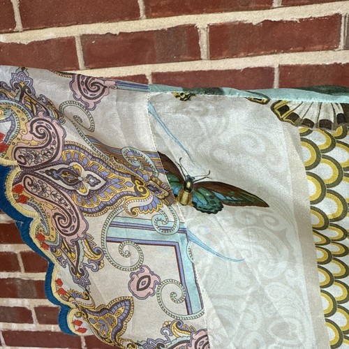 JOHNNY WAS Top Silk Floral Paisley Blouse Shirt Boho Chic Art to Wear SZ S - Picture 4 of 22