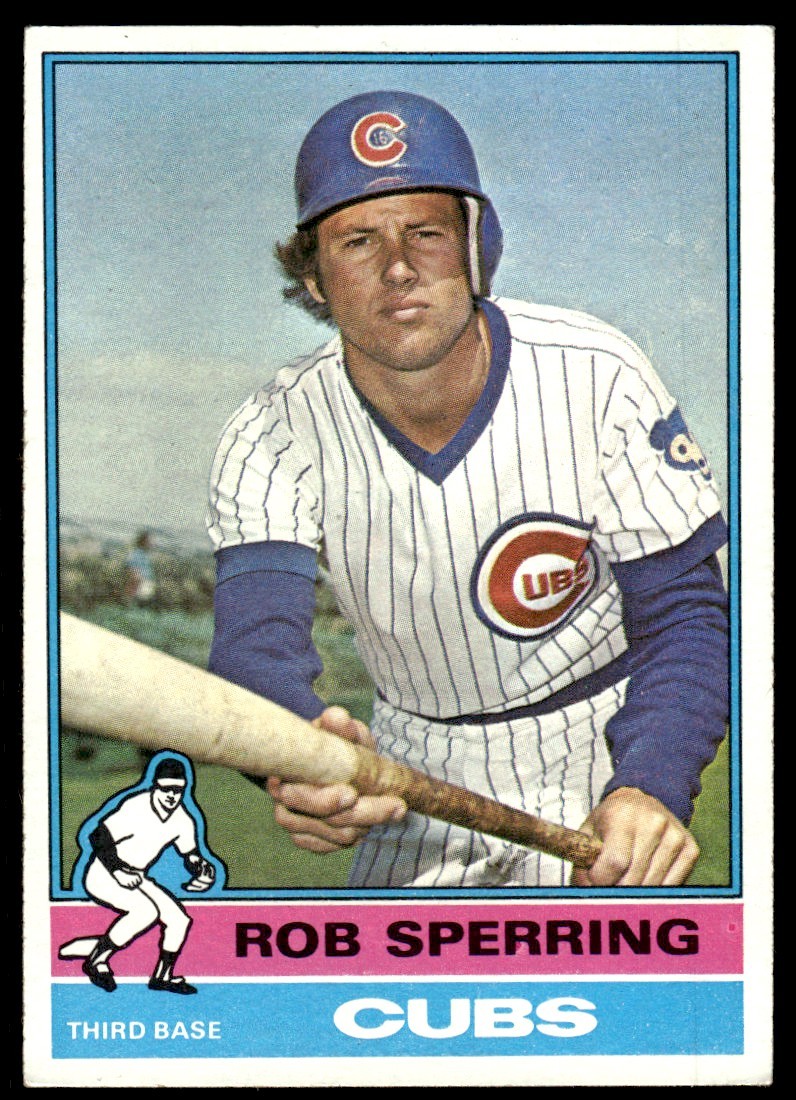 1976 Topps Rob Sperring Rookie Chicago Cubs #323