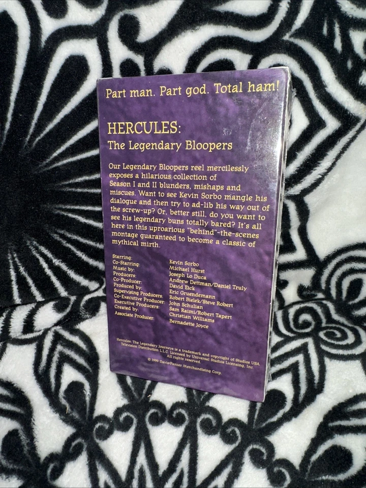 Hercules (The Legendary Journeys) BLOOPER REEL- Sealed VHS 1999 - Image 2 of 4