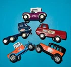 Vintage 1970’s Tonka Diecast Lot Of 5 Scorcher, Taxi, Dune Buggy, Semi, & Pickup